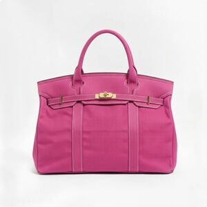 Boatkin Canvas Boat Tote – Bubblegum Pink